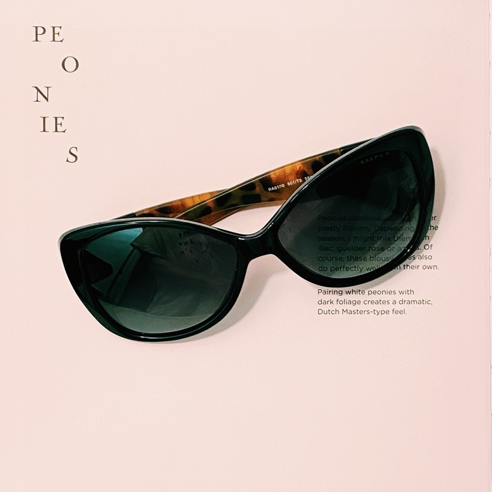 Ralph Lauren Black and Tortoise Sunglasses
